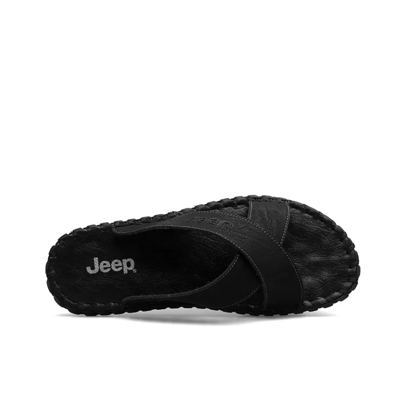 Jeep Rubber Sole Slip Resistant Abrasion Resistant Slide Slippers Men's-9
