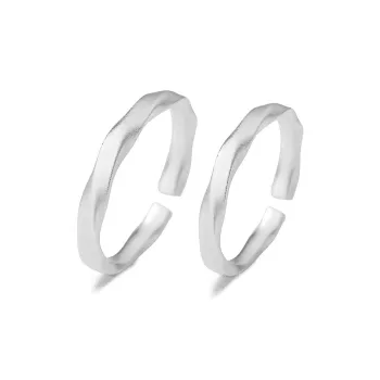 FANFRI 999 Fine Silver Rings Unisex Sweet Jewelry Love Box