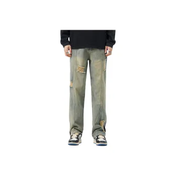 KM Jeans Unisex Yellow Mud
