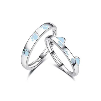 Bailijin 999 Fine Silver Rings Unisex
