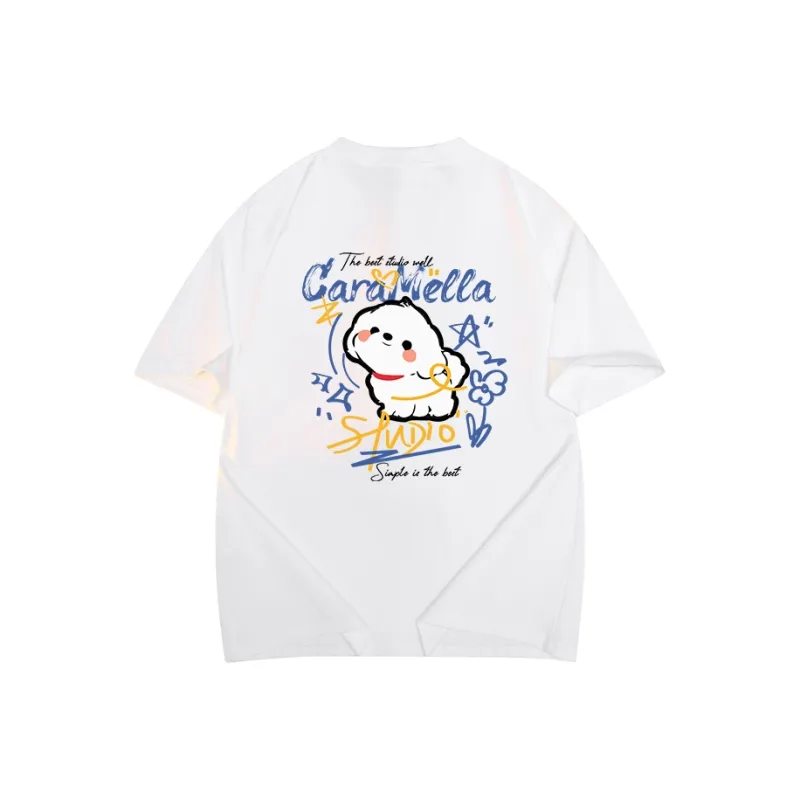 Caramella Drop Shoulder Sleeve T Shirt Women's-1