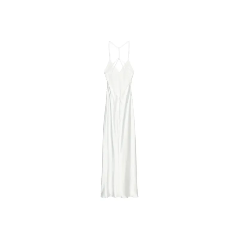 ZARA Slip Dresses Women's White-1