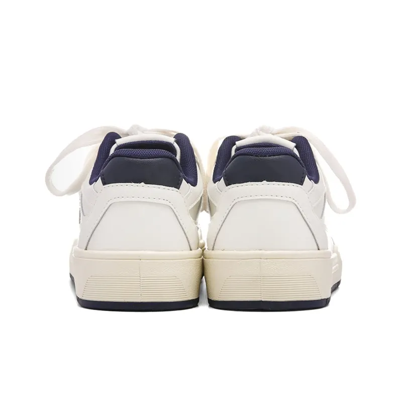 The New Age Family Low Top Skateboard Shoes Women's Beige Blue-2