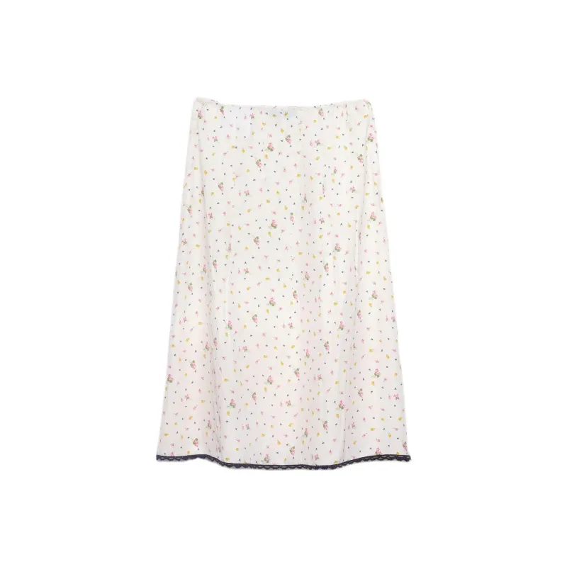 PRADA Casual Long Skirt Women's White-0
