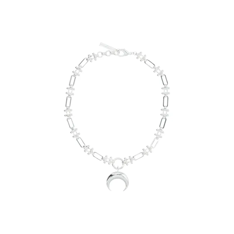 Marine Serre Crescent Moon Necklace-1