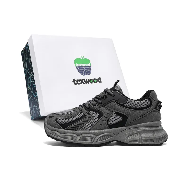 TEXWOOD Slip Resistant Coverage Support Low Top Chunky Sneakers Women's-0