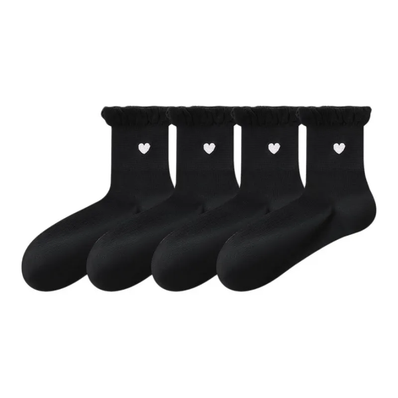 Temooues Mid Calf Socks Women's Combo Set-6