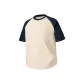 Apricot & Navy Blue