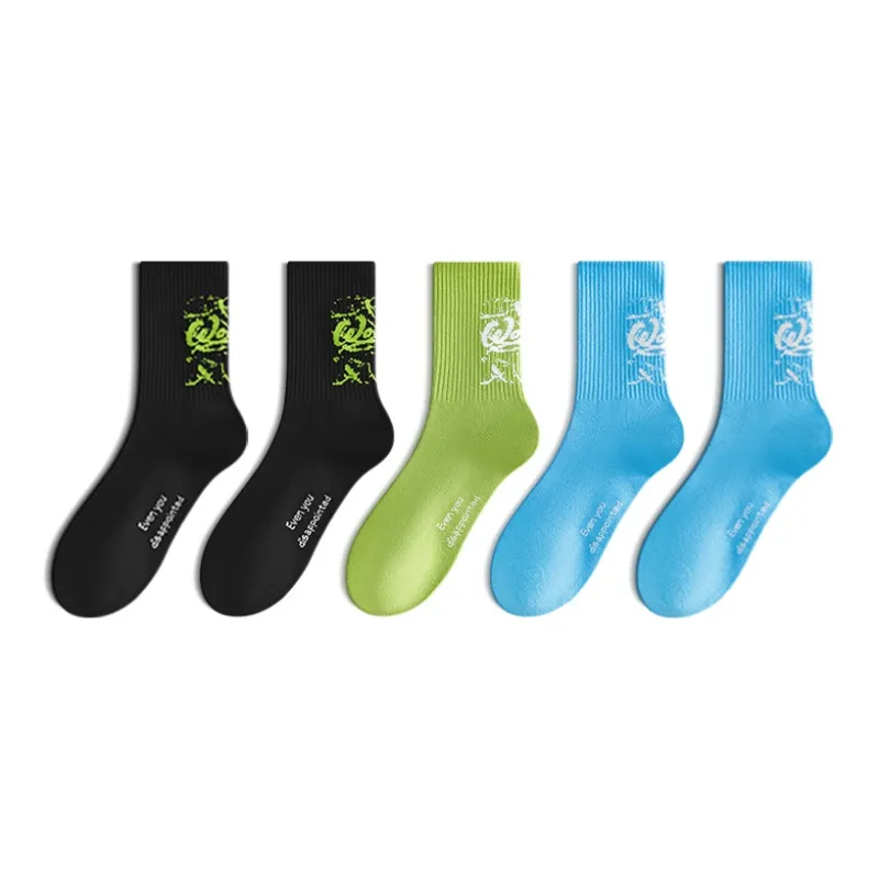 LUOLIAN Mid Calf Socks Men's 5 Pack-6