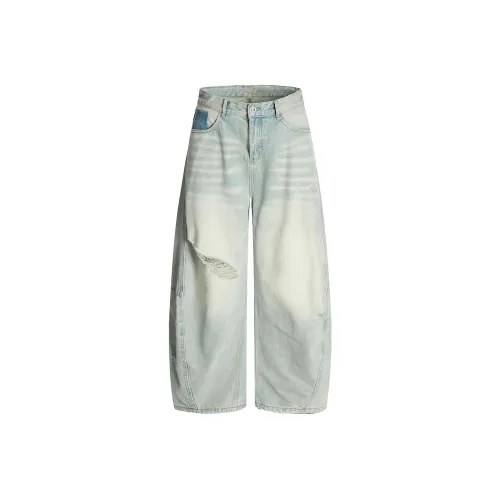 Ice Flying Jeans Unisex Dirty White