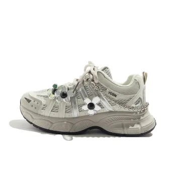 BEIER Low Top Chunky Sneakers Women's Silver