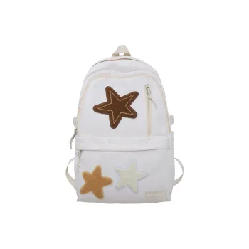 WICKBUEN Nylon Backpack Regular Unisex Black/Red/Brown/Blue/White