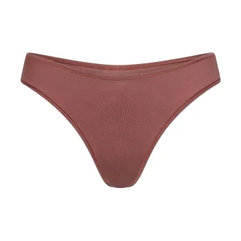 SKIMS SS25 COTTON JERSEY DIPPED THONG Underpants Women's 1 Pack