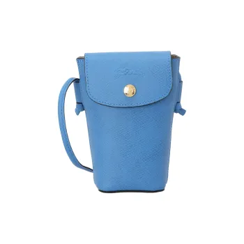 LONGCHAMP Épure Large Cow Leather One Shoulder Crossbody Cell Phone Pouch Women's Cobalt Blue