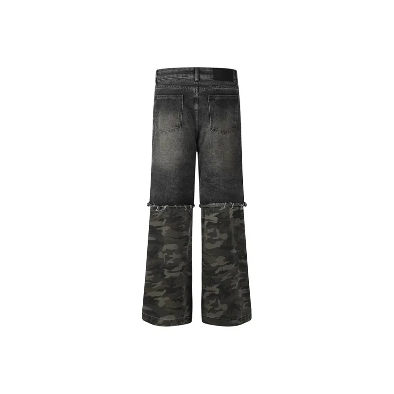 KIRHNE Jeans Unisex Camouflage-6