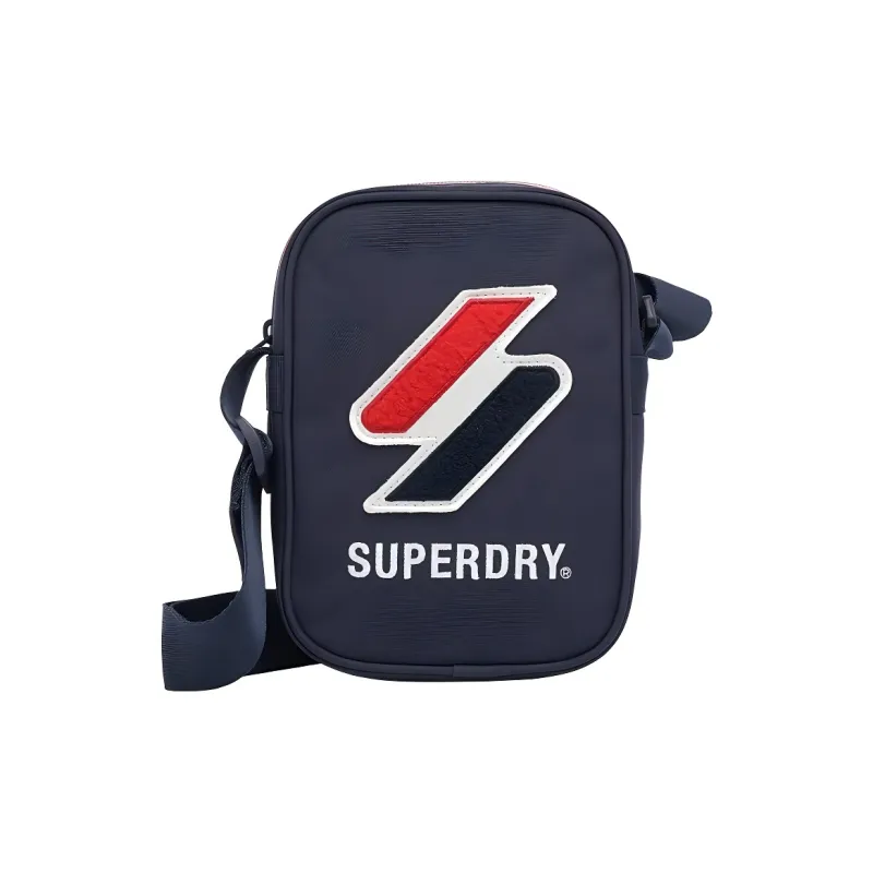 SUPERDRY Polyester Shoulder Bag Regular Men's Blue-1