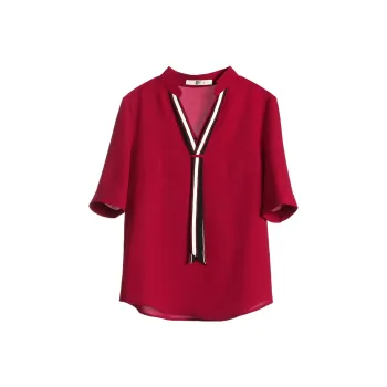 Mambe Shirts Women's Burgundy