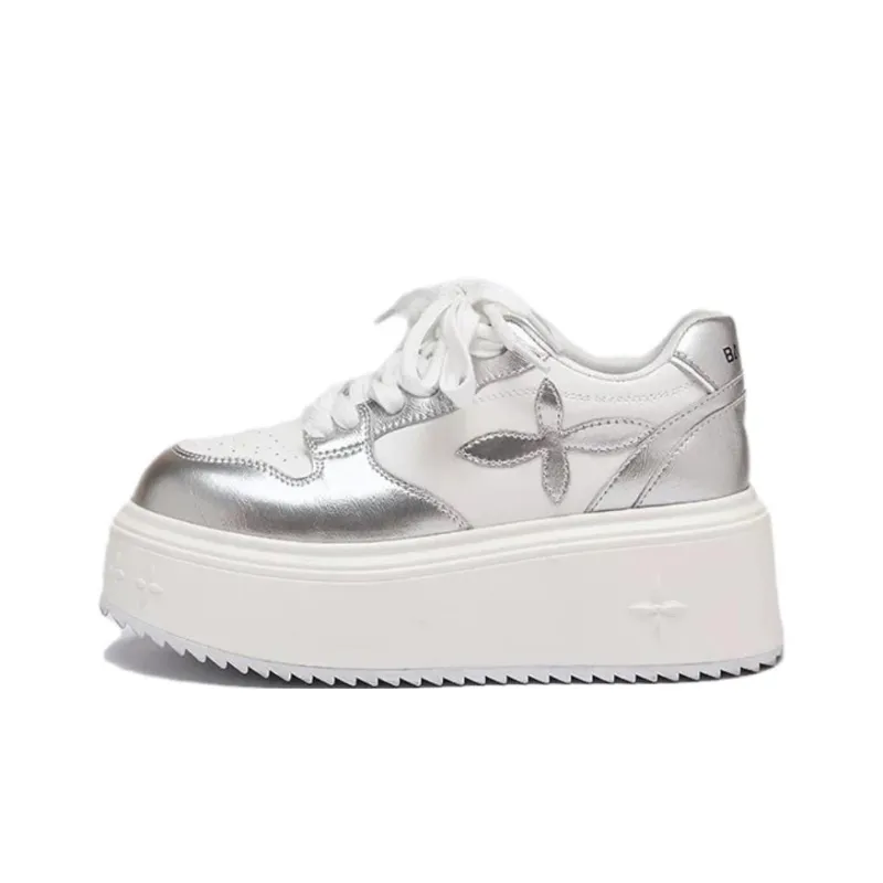 LIANGHUO Slip Resistant Cushioning With Impact Resistance Low Top Skateboard Shoes Women's-6