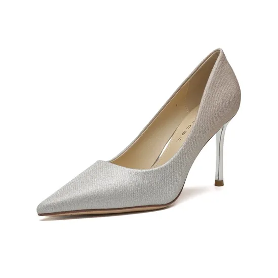 Varib Slim Heel High Heels 8cm Women's-5