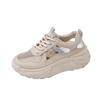 DIEMME Breathable Lightweight Height Increasing Low Top Chunky Sneakers Women's