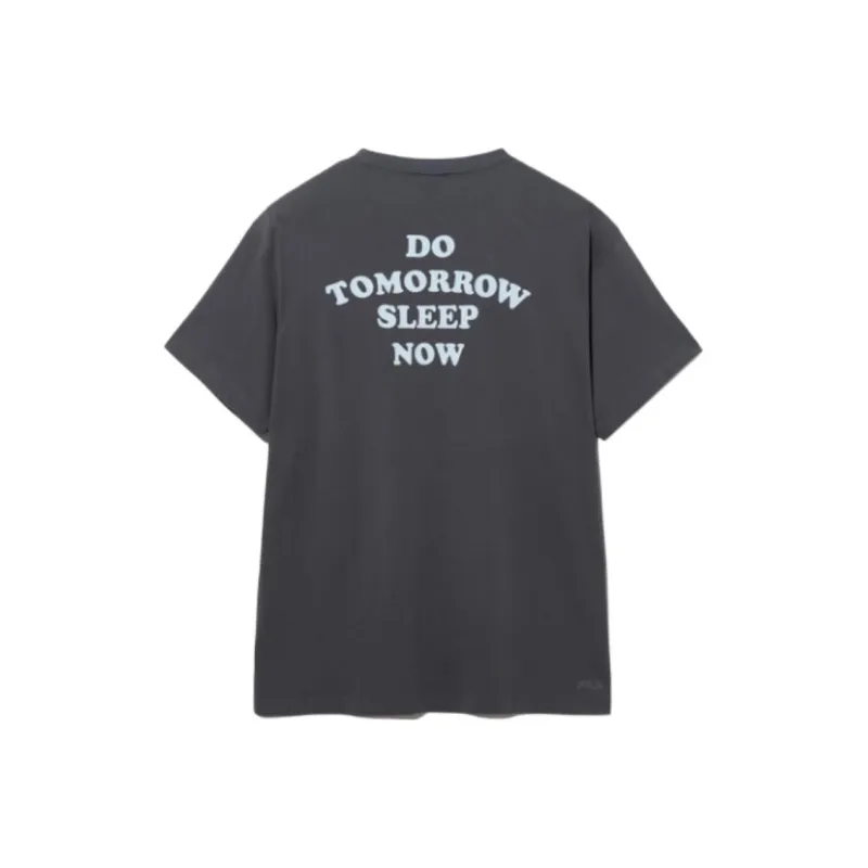 FILA T Shirt Unisex Charcoal Gray-1