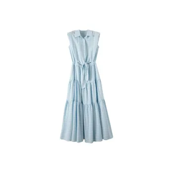 Late White Sleeveless Dress Women's