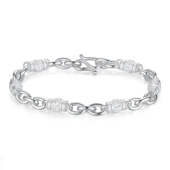 Original Summer S990 Silver Pure Silver Bracelets Unisex