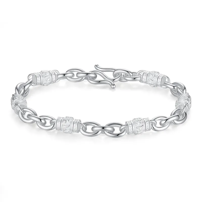 Original Summer S990 Silver Pure Silver Bracelets Unisex-0