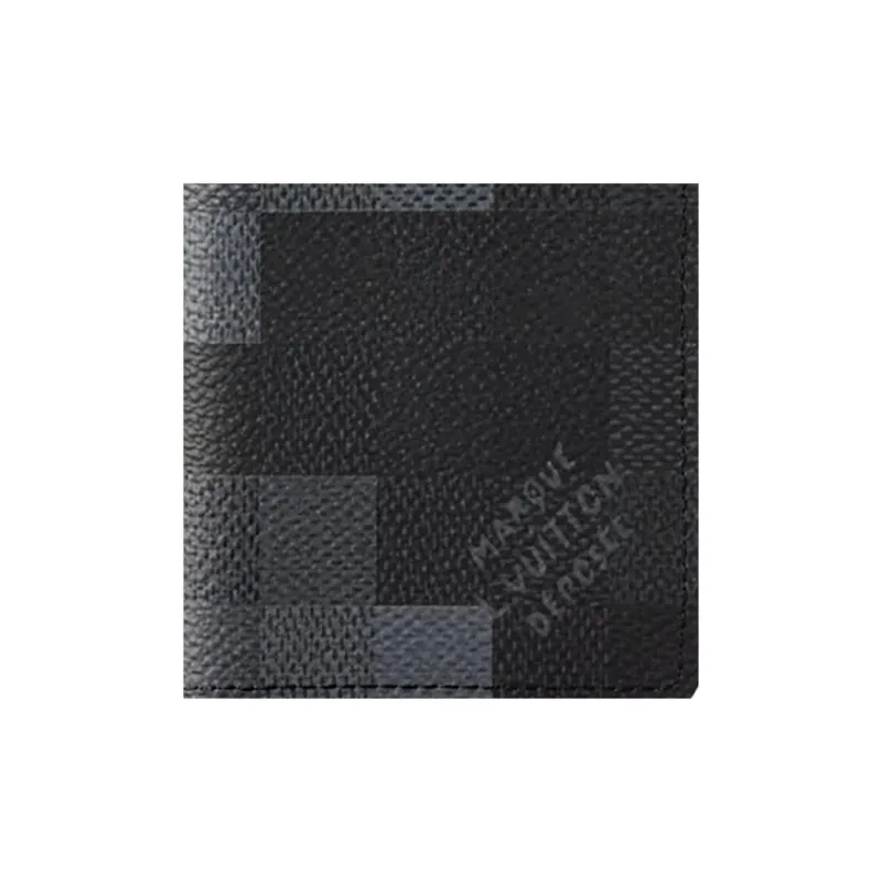 LOUIS VUITTON Pocket Organizer Damoflage Black-4