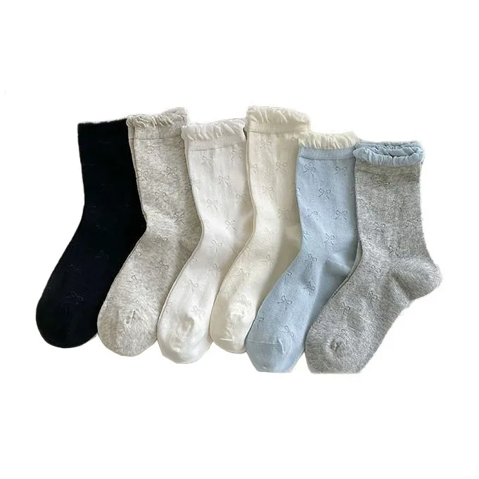 Gentle Welcome Mid Calf Socks Unisex Combo Set-15