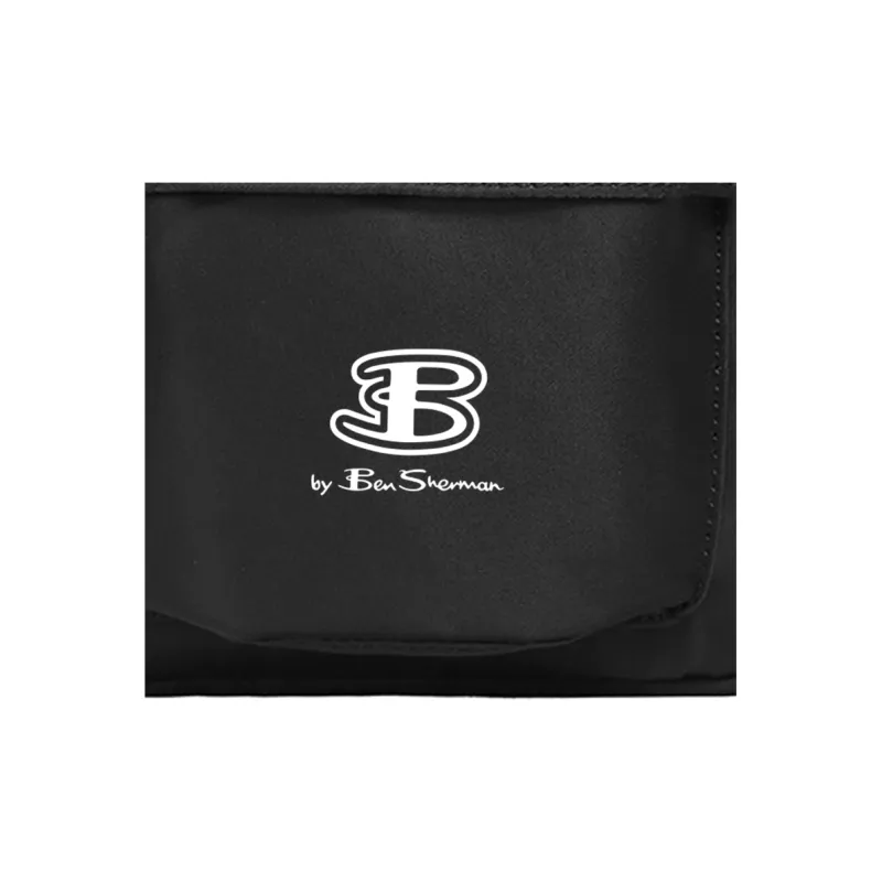 BEN SHERMAN Oxford Crossbody Bag, Shoulder Bag Unisex Black-4