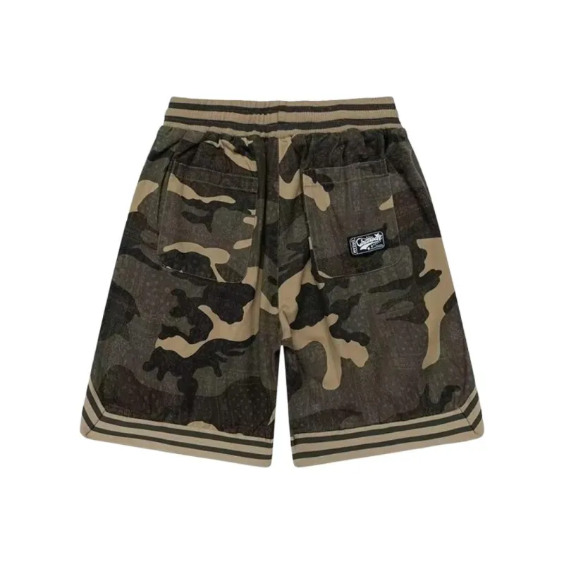 SOCKKEY Cargo Shorts Unisex Green-4
