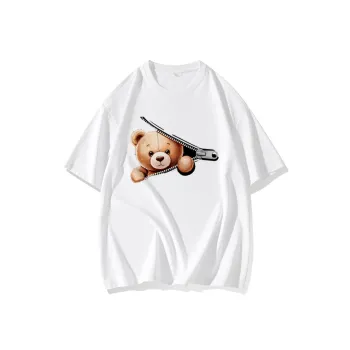 FAIRWHALE Drop Shoulder Sleeve T Shirt Women's