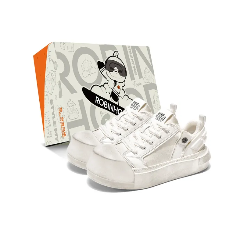 ROBINHOOD Low Top Canvas Shoes Men's Box Included-0