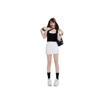 Wen Shan Casual Short Skirts Women's White