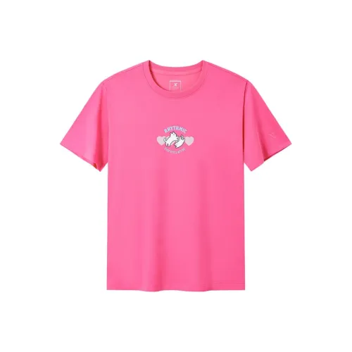 XTEP T Shirt Women's Mountain Eagle Red