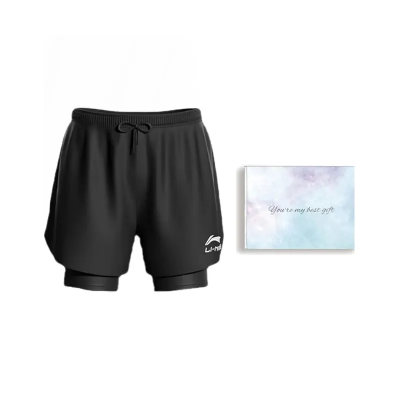 LiNing Sports Shorts Unisex Cool Black-10