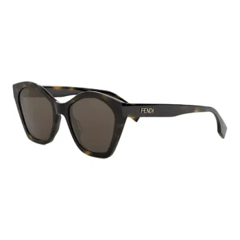 FENDI Acetate Cat Eye Sunglasses Women's Tortoiseshell