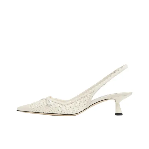 Jimmy Choo Amita Slim Heel High Heels 4.5cm Women's White