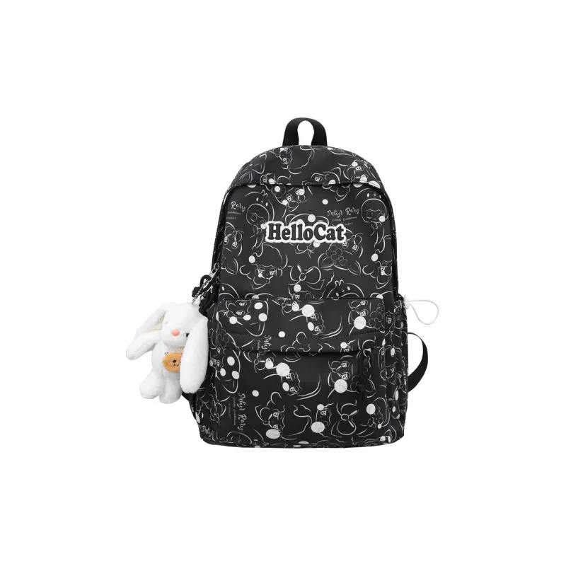Moonshine Nylon Backpack Tubas Unisex Black/Pink/Purple/Blue/Green-4