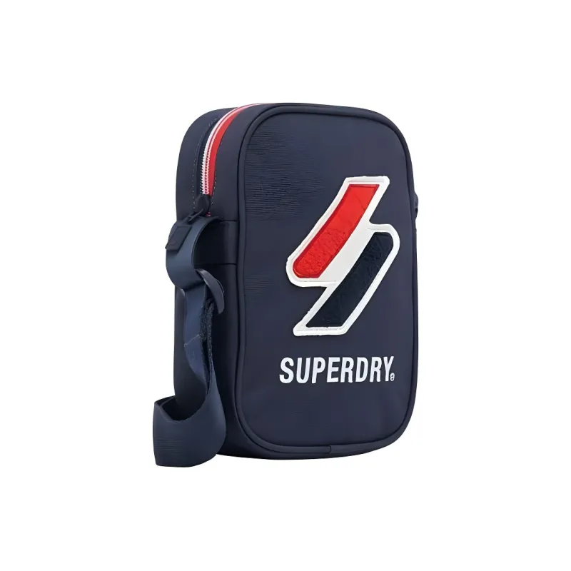 SUPERDRY Polyester Shoulder Bag Regular Men's Blue-2
