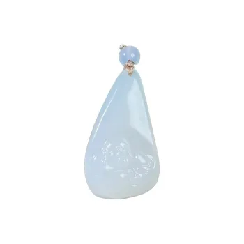 BUDOUXIAOAI Pendants White Jade Women's