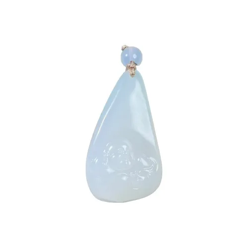 BUDOUXIAOAI Pendants White Jade Women's