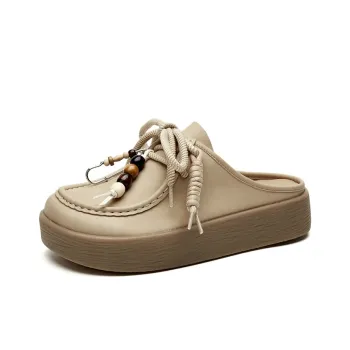 DAPHNE Rubber Sole Slip Resistant Closed Toe Slippers Women's