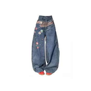 FA2LO Jeans Unisex Blue