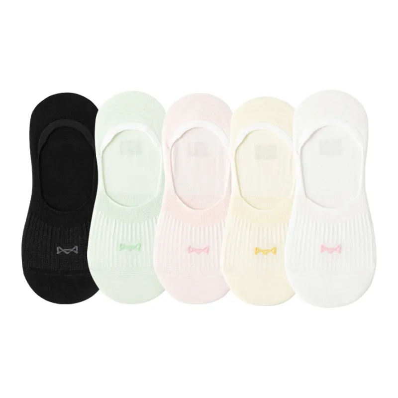 MIIOW Cool One Summer Series No Show Socks Women's 5 Pack-0