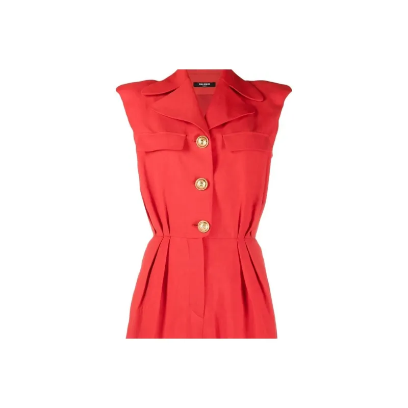 BALMAIN Bodysuits Women's Red-3