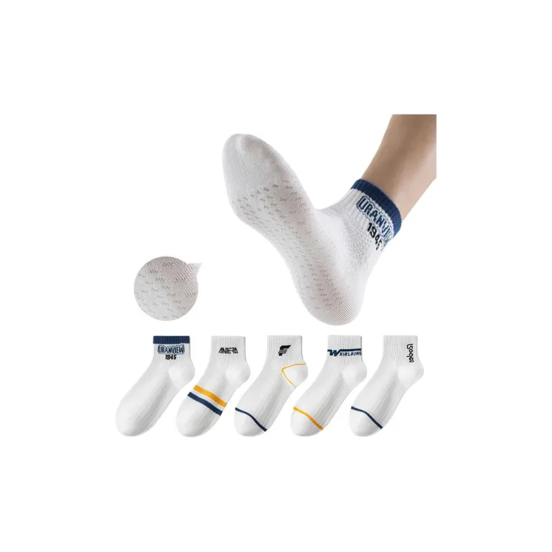 Gentle Welcome Ankle Socks Men's 5 Pack-1