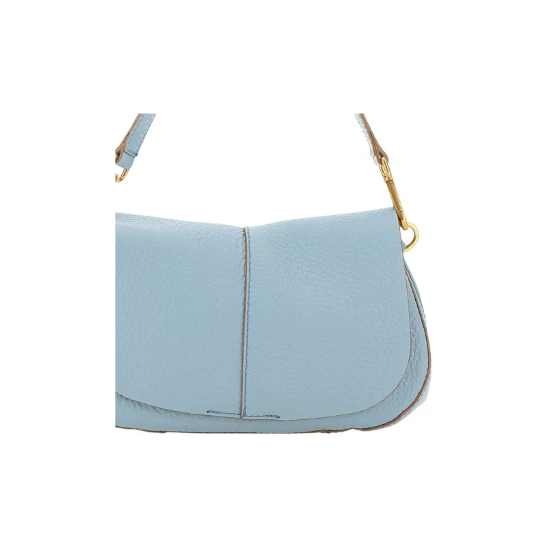 GIANNI CHIARINI Helena Round Foldover Top Shoulder Bag-3