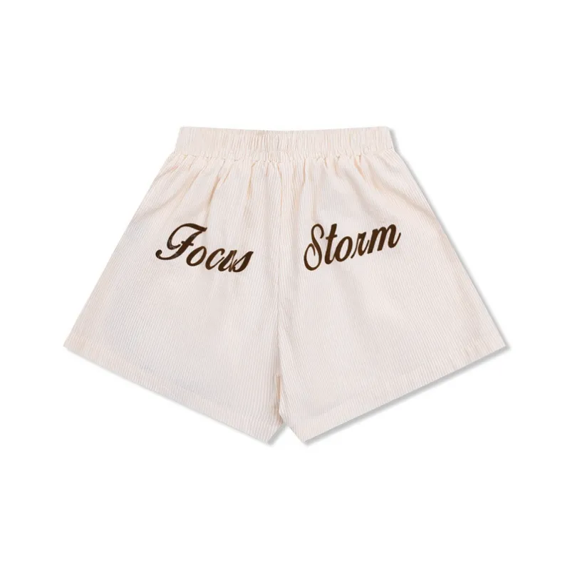 Vine Color Casual Shorts Women's-2